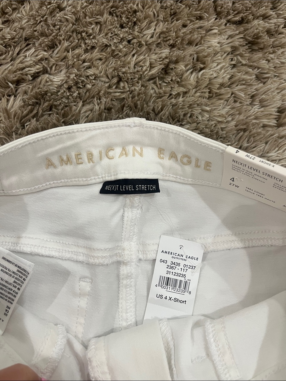 American Eagle Outfitters White Skinny Jeans - Picture 2 of 8